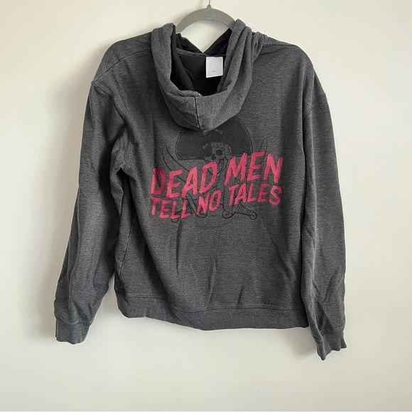 Disney Parks Pirates of the Caribbean “Dead Men Tell No Tales” Hoodie Size XS - Picture 4 of 7